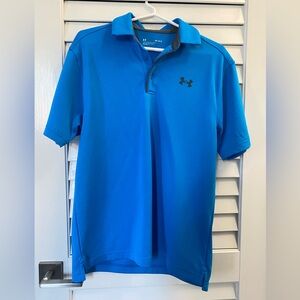 Men’s Under Armour Golf Polo in Blue. Size M.